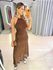 VESTIDO MELISSA MARROM