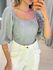 MAXI CROPPED LAISE CINZA