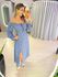 VESTIDO VIOLETA MANGA LONGA AZUL