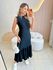 VESTIDO CANELADO TALITA PRETO