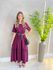 VESTIDO MIDI PAMELA BORDO