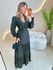 VESTIDO MANGA LONGA VALENTINA PRETO/NUDE