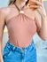 BLUSA BODY FRENTE UNICA MARROM