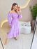 VESTIDO MIDI LUARA LAVANDA