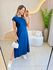 VESTIDO MIDI MAFER AZUL MARINHO