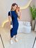 VESTIDO MIDI SOPHIA AZUL MARINHO