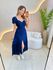 VESTIDO MIDI DANDARA AZUL MARINHO