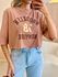 BLUSA CROPPED BROOKLYN MARROM