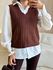 CONJUNTO CAMISA ESTELA MARROM