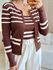 CONJUNTO TRICOT DANUBIA MARROM