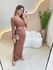 VESTIDO LONGO JESSY MARROM