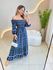 VESTIDO MIDI FERNANDA AZUL FLORIDO