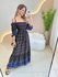 VESTIDO MIDI FERNANDA PRETO FLORIDO