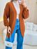BLUSA CARDIGAN MANGA LONGA SUELEN CARAMELO