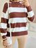 BLUSA MANGA LONGA TRICOT VITÓRIA MARROM