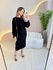 VESTIDO TRICOT MOUSSE LIVIA PRETO