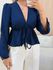 BLUSA MANGA LONGA ISIS AZUL MARINHO