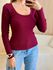 BLUSA CANELADA BIA MARSALA