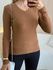 BLUSA TERMICA CANELADA CARAMELO