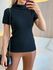 BLUSA TRICOT MANGA CURTA VIVI PRETO