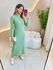 VESTIDO MANGA LONGA OHANA VERDE
