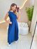 VESTIDO YASMIN CANELADO AZUL MARINHO