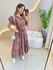 VESTIDO MIDI KALITA MARROM
