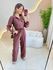 CONJUNTO PANTALONA ANALU MARROM