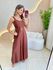 VESTIDO LONGO RAQUEL MARROM