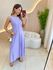 VESTIDO YASMIN CANELADO LAVANDA