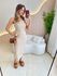 VESTIDO CANELADO MANUELA NUDE