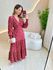 VESTIDO MANGA LONGA VALENTINA MARSALA