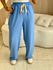 CALÇA PANTALONA LISTRAS LATERAL AZUL