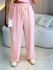 CALÇA PANTALONA LISTRAS LATERAL ROSA