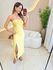 VESTIDO MIDI SUELEN AMARELO