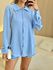 CHEMISE JASMINE AZUL LISTRADO