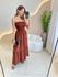VESTIDO MIDI ÁGATA MARROM