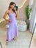 VESTIDO MIDI ANA CLARA LAVANDA