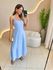VESTIDO MIDI ANA CLARA AZUL