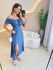 VESTIDO MIDI VIOLETA AZUL