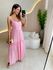 VESTIDO MIDI CHARLOTE ROSA BEBE