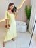 VESTIDO MIDI ANGELA AMARELO