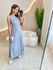 VESTIDO YASMIN CANELADO CINZA