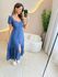 VESTIDO MIDI DANDARA AZUL FLORZINHA