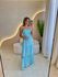 VESTIDO LONGO KAMILLE AZUL