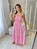 VESTIDO MIDI ANALU ROSA