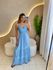VESTIDO LONGO DAISY AZUL