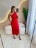 VESTIDO MIDI ANA LUIZA VERMELHO