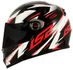 Capacete Ls2 Ff358 Draze - Preto Vermelho Branco