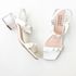 Sandália Bloco Degradê Off White
